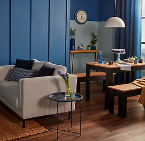 Peinture intérieure couleur murs, boiseries et radiateurs GoodHome mat saint-raphaël bleu 750ml