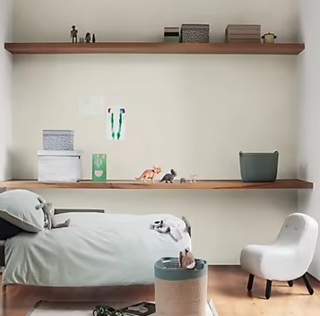 Peinture murs et boiseries Color Resist Dulux Valentine satin gris fumé 2,5L