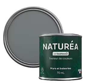 Peinture testeur de couleur Naturéa par GoodHome pluie velours 70 ml