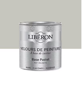 Peinture multisupport murs, plafonds et boiseries Velours de peinture beige pierre de taille Libéron 0,5L