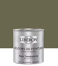 Peinture multisupport murs, plafonds et boiseries Velours de peinture vert bocage Libéron 0,5L