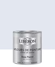Peinture multisupport murs, plafonds et boiseries Velours de peinture blanc de meudon Libéron 0,5L