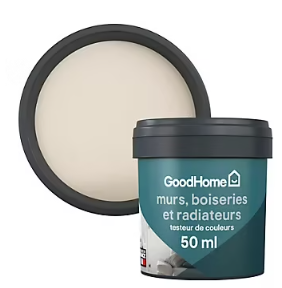 Testeur peinture intérieure couleur GoodHome satin chiapas beige 50ml