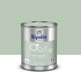 Peinture intérieure Ripolin O'Pur vert palatino satin 0,5L