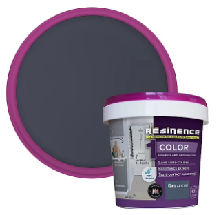 Résine multisupports Résinence Color ardoise satin 500ml