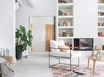 Peinture murs, plafonds et boiseries éclat de blanc V33 blanc satin 2,5L