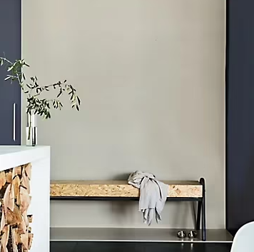 Peinture Crème De Couleur Dulux Valentine mat lin blanc 2,5L