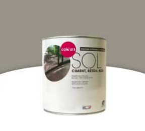 Peinture sol intérieur/extérieur Colours terre cendrée satin 0,5L