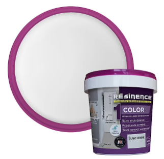 Résine multisupports Résinence Color blanc cendré satin 250ml