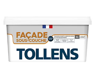 Peinture extérieure sous-couche façade Tollens 5L