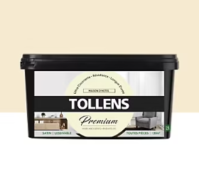 Peinture Tollens premium murs, boiseries et radiateurs maison d'hôtes satin 2,5L