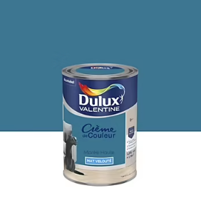 Peinture couleur murs, boiseries et radiateurs Crème de couleur Dulux Valentine marée haute mat velouté 1,25L
