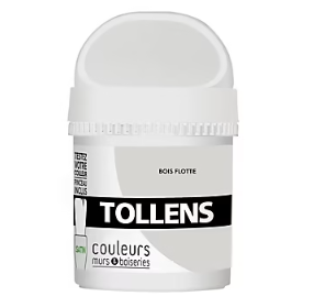 Testeur peinture murs et boiseries Tollens bois flotté satin 50ml