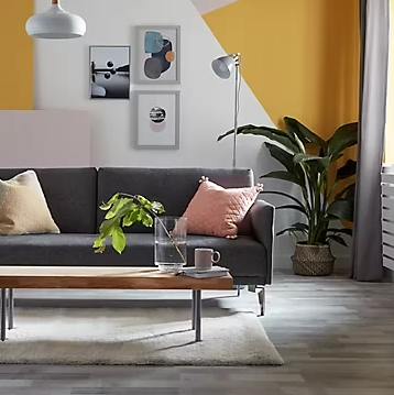 Peinture intérieure couleur Murs et boiseries GoodHome Gran Via Jaune satin 2,5L