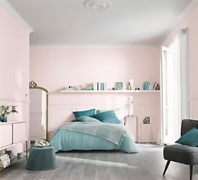 Peinture résistante murs, boiseries et métal GoodHome rose Kyoto satin 0,75L