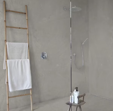 Enduit décoratif Le béton intérieur, extérieur Maison déco gris zinc 5kg