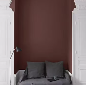 Peinture multisupport murs, plafonds et boiseries Velours de peinture rouge terre de rougier Libéron 2,5L