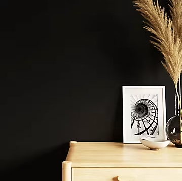 Peinture couleur 2 en 1 velours GoodHome noir zellige 2,5L