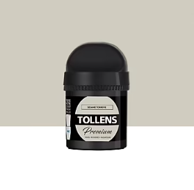 Testeur peinture Tollens premium murs, boiseries et radiateurs sésame torréfié mat 50ml