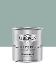 Peinture multisupport murs, plafonds et boiseries Velours de peinture vert rocaille Libéron 0,5L