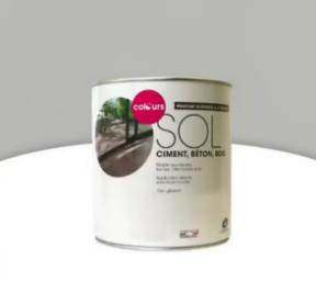 Peinture sol intérieur/extérieur Colours gris métal satin 0,5L
