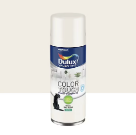 Peinture aérosol Color Touch multi supports Dulux Valentine satin blanc 400ml
