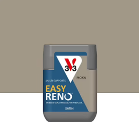 Testeur peinture de rénovation multi-supports V33 Easy Reno beige moka satin 75ml