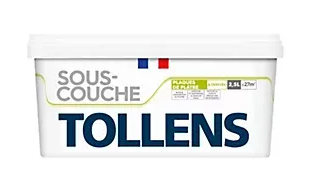 Sous-couche plaques de plâtre Tollens blanc 2,5L