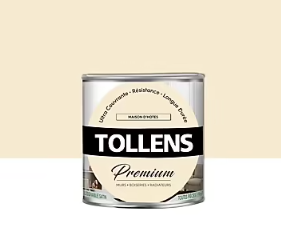Peinture Tollens premium murs, boiseries et radiateurs maison d'hôtes satin 0,75L