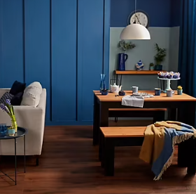 Testeur peinture intérieure couleur GoodHome satin lourmarin bleu 50ml