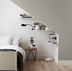 Peinture intérieure couleur murs, boiseries et radiateurs GoodHome Minneapolis satin gris 2,5L