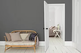 Peinture intérieure couleur Si Simple ! Dulux Valentine satin gris l'anthracite 2.5L