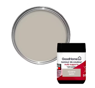 Peinture de rénovation GoodHome multi-supports satin marron Tijuana 70ml