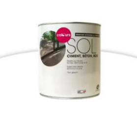 Peinture sol intérieur/extérieur Colours blanc brillant 0,5L