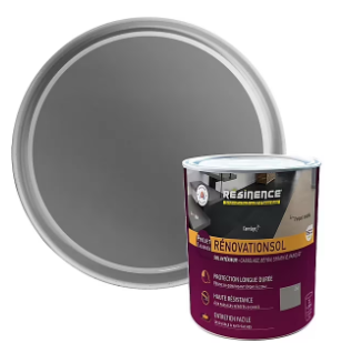 Résine de rénovation sol bi composante époxy Résinence zinc 2L