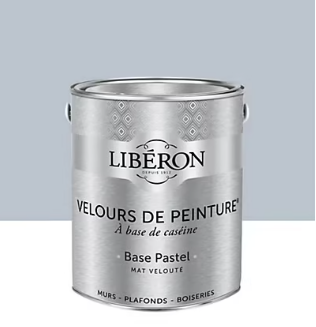 Peinture multisupport murs, plafonds et boiseries Velours de peinture gris conserverie Libéron 2,5L