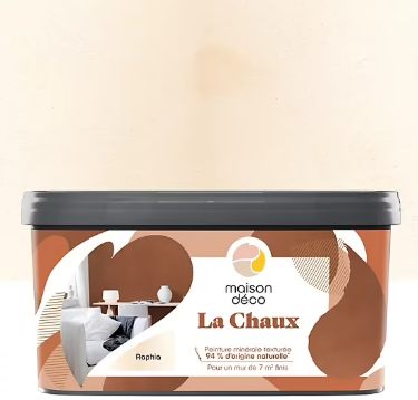 Peinture à effet Maison Déco La Chaux raphia 2,5L