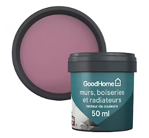 Testeur peinture intérieure couleur GoodHome satin morioka violet 50ml