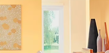 Peinture Crème De Couleur Dulux Valentine satin pamplemousse 2,5L