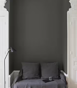 Peinture multisupport murs, plafonds et boiseries Velours de peinture gris fer forgé Libéron 0,5L