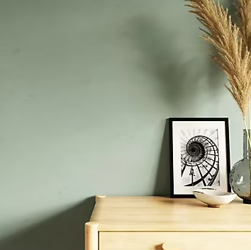 Peinture intérieure couleur murs et boiseries GoodHome Limerick vert satin 2,5L