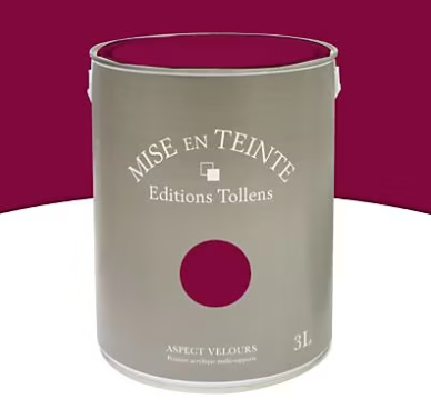Peinture murs et boiseries Tollens Mise en teinte castille mat velours 3L