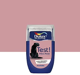 Testeur de peinture Crème de Couleur Dulux Valentine vieux rose 30ml