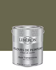 Peinture multisupport murs, plafonds et boiseries Velours de peinture vert bocage Libéron 2,5L