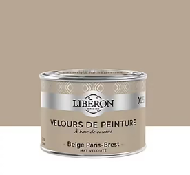 Testeur peinture murs, plafonds et boiseries Velours peinture beige paris-brest Libéron 125 ml