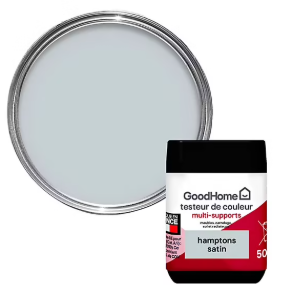 Peinture de rénovation GoodHome multi-supports satin gris Hamptons 70ml