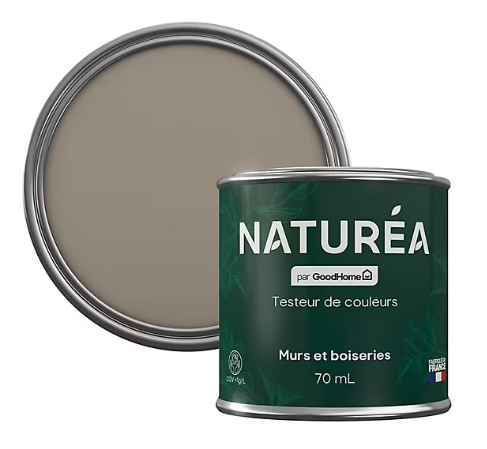 Peinture testeur de couleur Naturéa par GoodHome avoine sauvage velours 70 ml