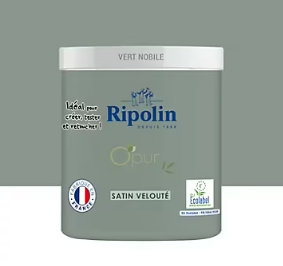 Testeur peinture intérieure Ripolin O'Pur vert nobile satin 75ml