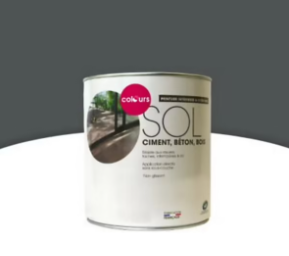 Peinture sol intérieur/extérieur Colours macadam satin 0,5L