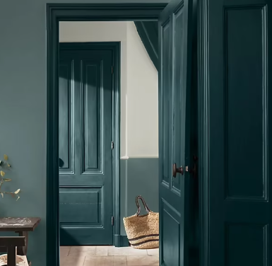 Laque Valénite Dulux Valentine Acrylique satin vert emeraude 2L
